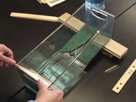 tsunami wave tank for student investigations